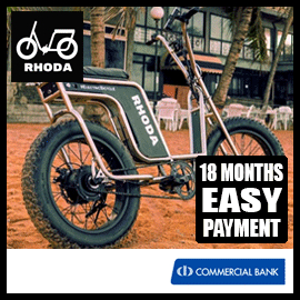 Easy Payment Plans available up to 18 Months for Commercial Bank Credit Cards for RHODA Electric Bike