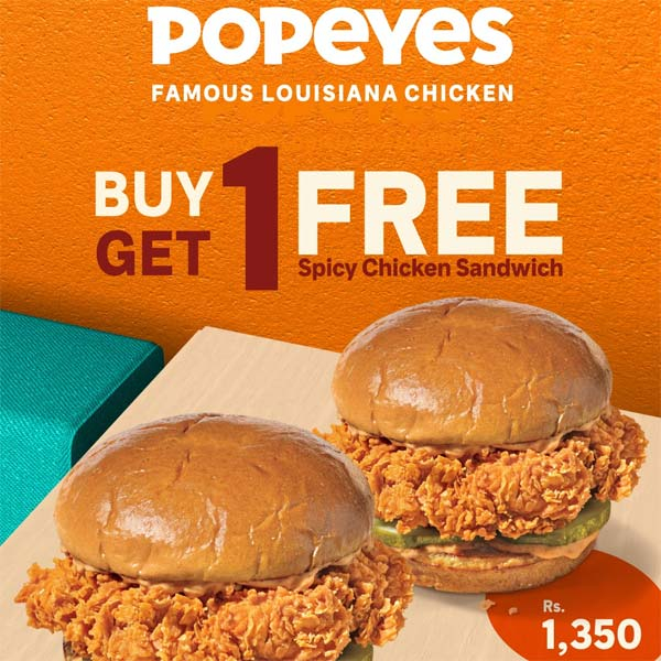 Buy one and Get One this Tuesday with Popeyes y’all!!