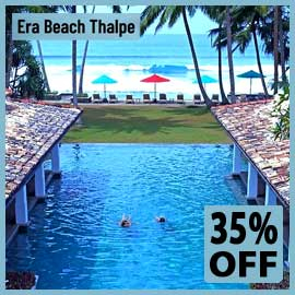 Get a 35% off on Long Stay @Era Beach Thalpe