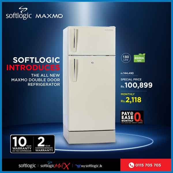 Introducing Maxmo Double Door Refrigerator @Softlogic Max