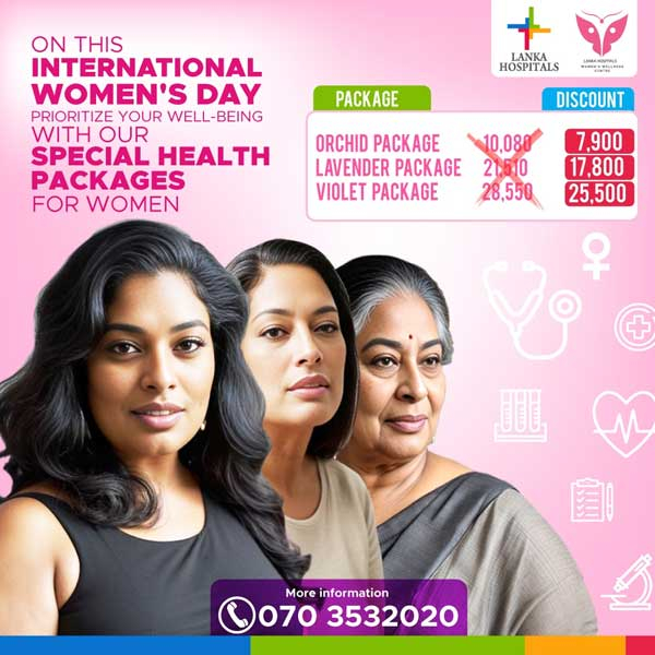 Prioritize your health this Women’s Day with our special packages