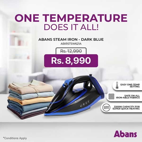 Special discounted price: Rs. 8,990. Available at your nearest Abans showroom