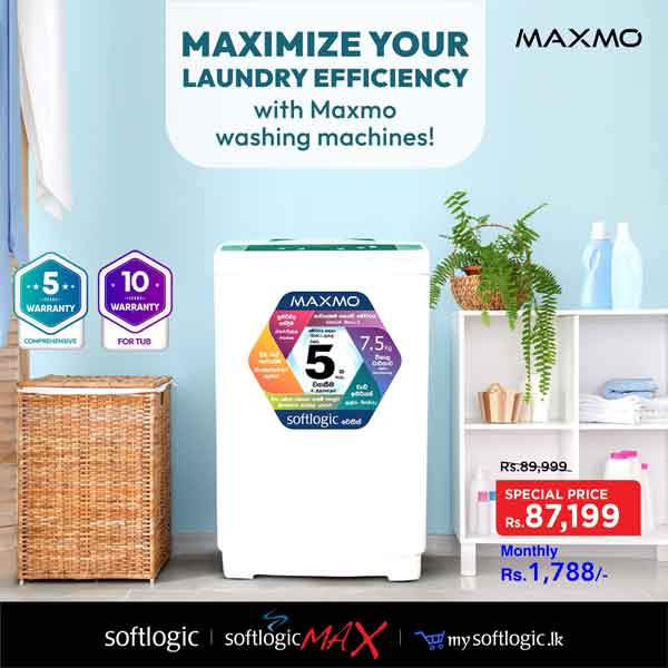 Enjoy a special price on Washing Machine  @ Softlogic Max