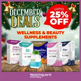 Enjoy up to 25% savings for Wellness & Beauty Supplements @Healthguard