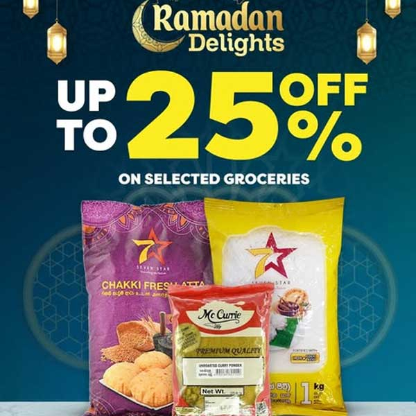 Get up to 25% off on selected products @ Cargills Food City