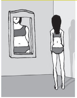 eating disorders mirror