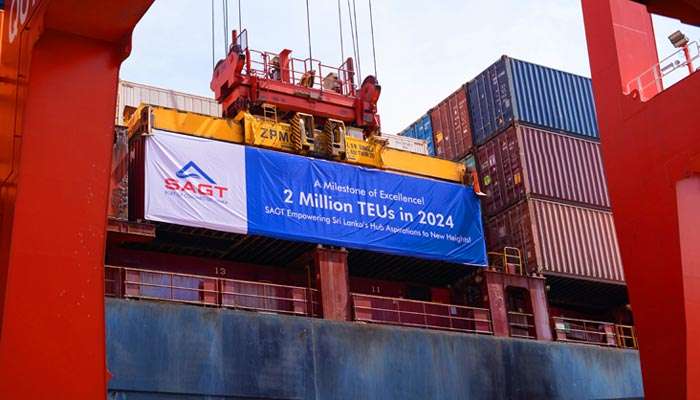 SAGT surpasses two million TEU milestone again in 2024