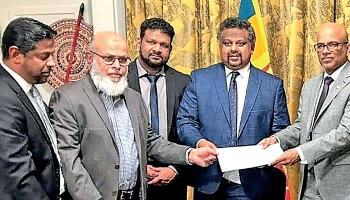 British Sri Lankan Muslim Organisations donate  £ 25,000 to rebuilding and disaster recovery efforts