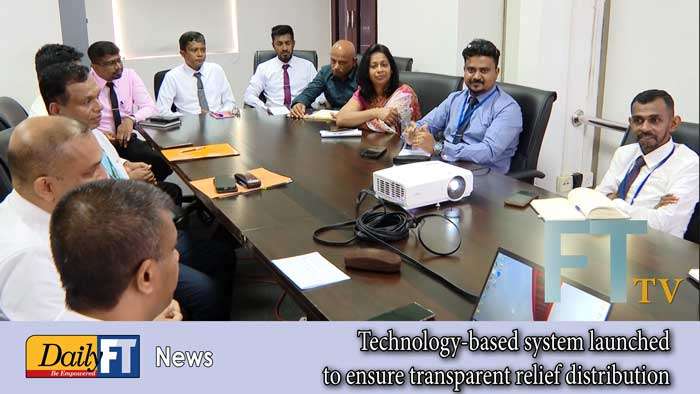 Technology-based system launched to ensure transparent relief distribution