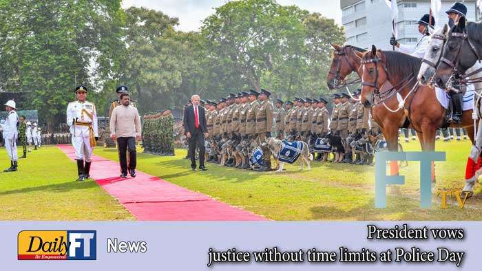 President vows justice without time limits at Police Day