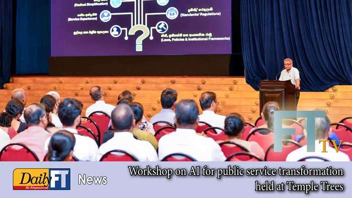 Workshop on AI for public service transformation held at Temple Trees