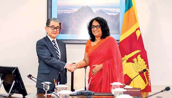JICA Senior Vice President Hara visits Sri Lanka