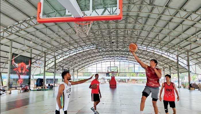 One man’s mission to turn Delkanda pola to indoor basketball court