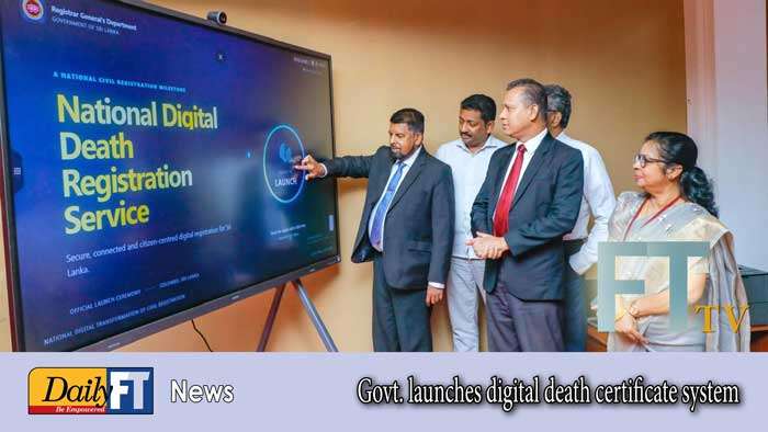 Govt. launches digital death certificate system