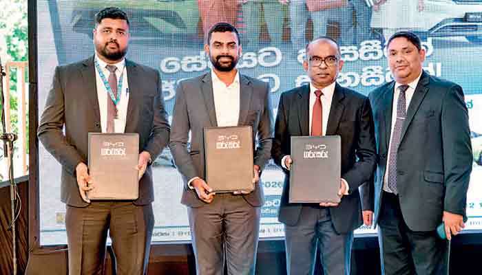 JKCG Auto partners BOC and SLIC to drive EV adoption among Govt. sector employees