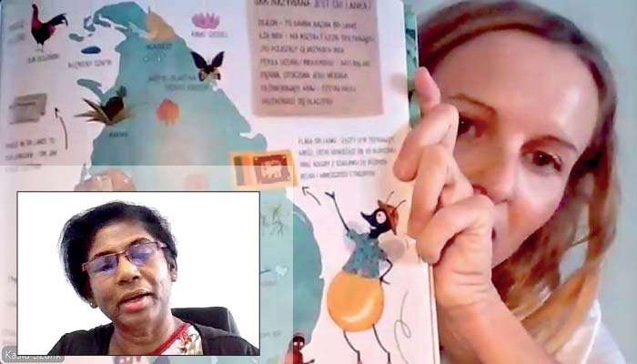 Sri Lankan Ambassador in Warsaw virtually meets Polish author who wrote children’s book on Sri Lanka