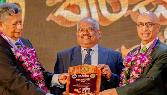 NSBM Founding Vice Chancellor Prof. Weerasinghe honoured with Most Outstanding Citizen Award 2024 by Lions International