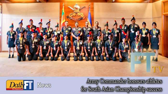 Army Commander honours athletes for South Asian Championship success