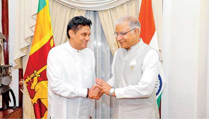 Indian High Commissioner meets Sajith