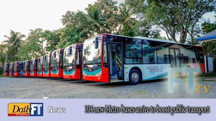 104 new Metro buses arrive to boost public transport