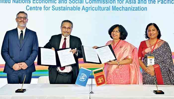 Sri Lanka signs landmark agreement with ESCAP-CSAM to enhance agricultural machinery standards