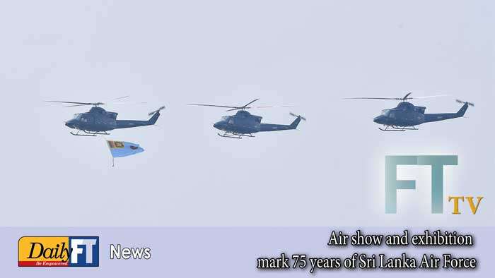 Air show and exhibition mark 75 years of Sri Lanka Air Force