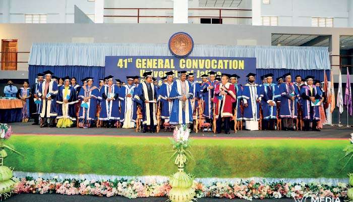 41st General Convocation  of University of Jaffna begins
