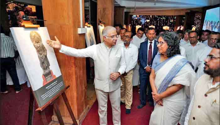 Indian High Commission organises ‘Dhamma Rupa’ special exhibition on Buddhist sculptural heritage