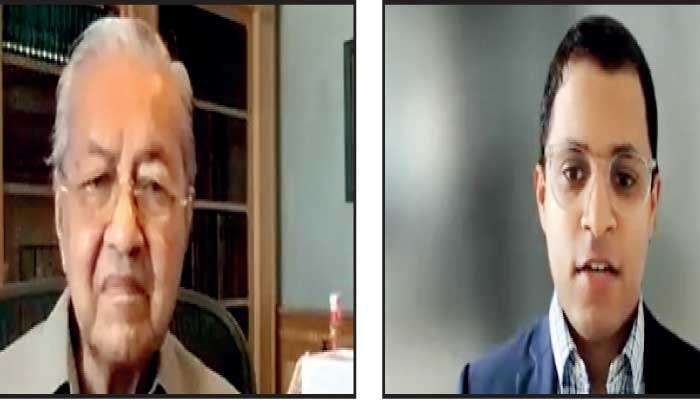 Dr. Mahathir Mohamad appears on ‘Talking Foreign Affairs’ with Adil Cader