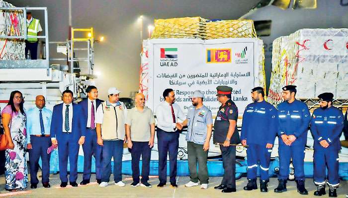 UAE provides assistance to Sri Lanka