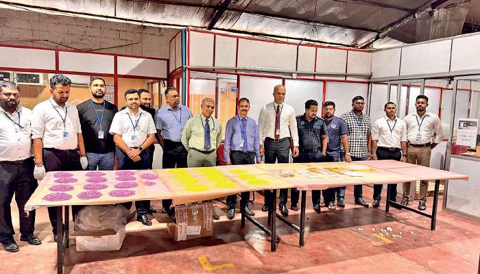 Customs seizes Rs. 312 m worth of narcotics in Colombo