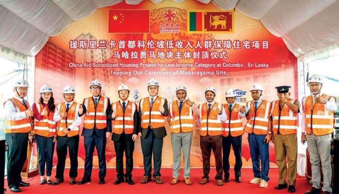 CHEC marks key milestone in China-funded affordable housing project in Colombo