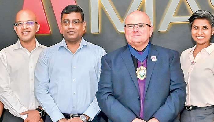 CIMA President John Graham engages with MAS Holdings leadership