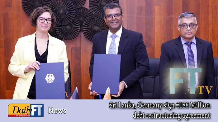 Sri Lanka, Germany sign €188 Million debt restructuring agreement