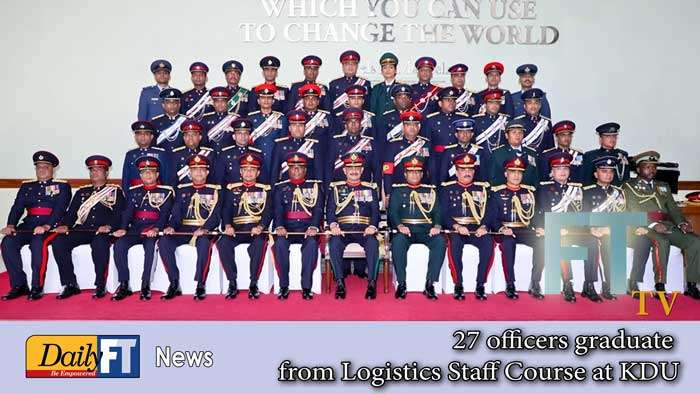 27 officers graduate from Logistics Staff Course at KDU