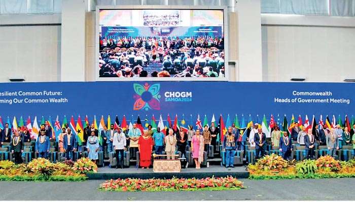 Sri Lanka participates at CHOGM 2024