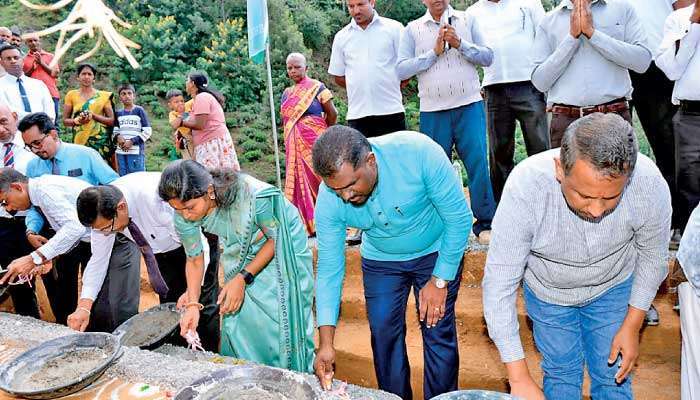 Foundation laid for 51 India-funded houses at Badulla estate