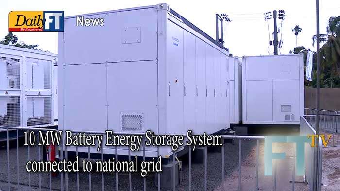 10 MW Battery Energy Storage System connected to national grid