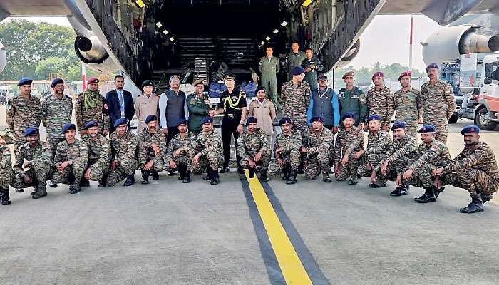 India rushes critical infrastructure, medical support, and drinking water