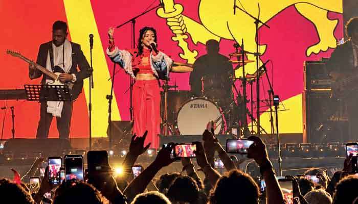 Yohani closes Ziro Festival stage in India as audience sings along in Sinhala