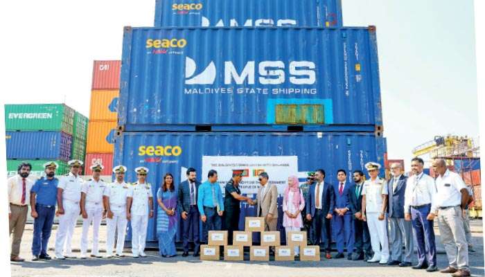 Maldives donates 14 containers of tuna