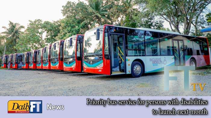 Priority bus service for persons with disabilities to launch next month