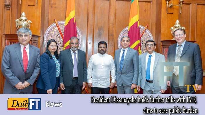 President Dissanayake holds further talks with IMF, aims to ease public burden