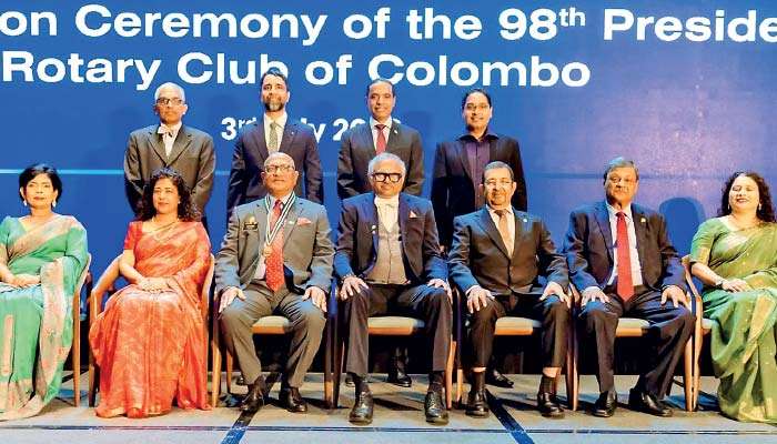 New chapter begins for Rotary Club  of Colombo with Azad Mansoor at helm