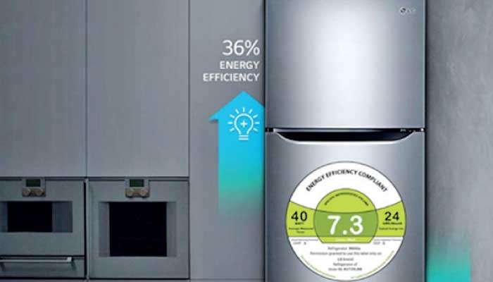 Lg refrigerator 2024 energy consumption