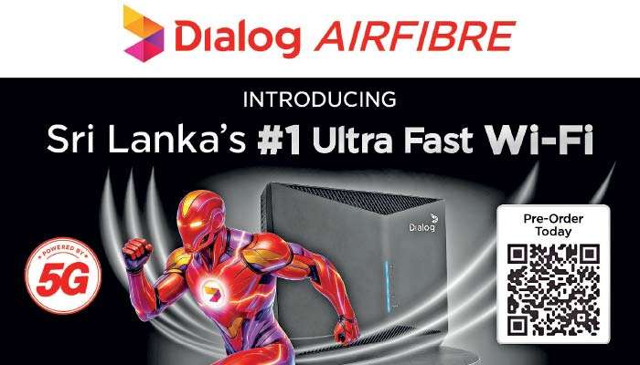 Dialog launches Air Fibre, Sri Lanka’s first 5G-powered ultra-fast Wi-Fi solution