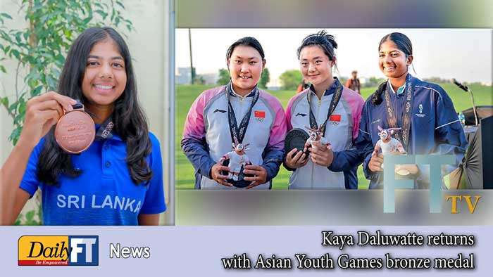 Kaya Daluwatte returns with Asian Youth Games bronze medal