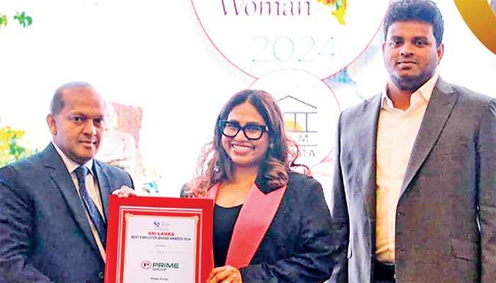 Prime Group crowned with prestigious  ‘Sri Lanka Best Employer  Brand Award 2024’