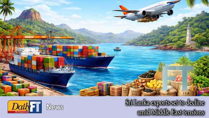 Sri Lanka exports set to decline amid Middle East tensions