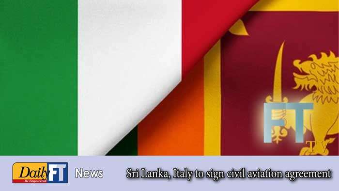 Sri Lanka, Italy to sign civil aviation agreement